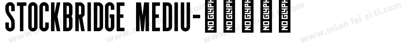 Stockbridge Mediu字体转换